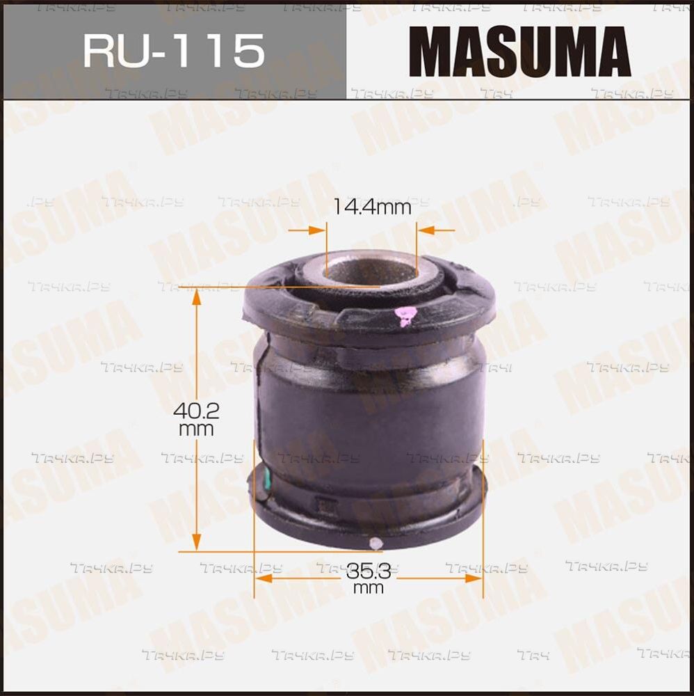 Сайлентблок заднего рычага подвески Masuma. Артикул RU-115