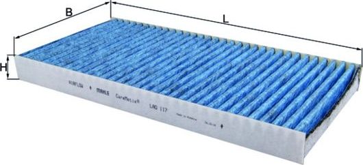 Салонный фильтр Mahle-Knecht CareMetix®. Артикул LAO 117