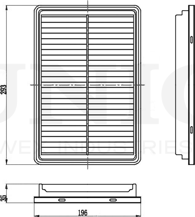 Фильтр воздушный (Unio). Артикул FLT-10206