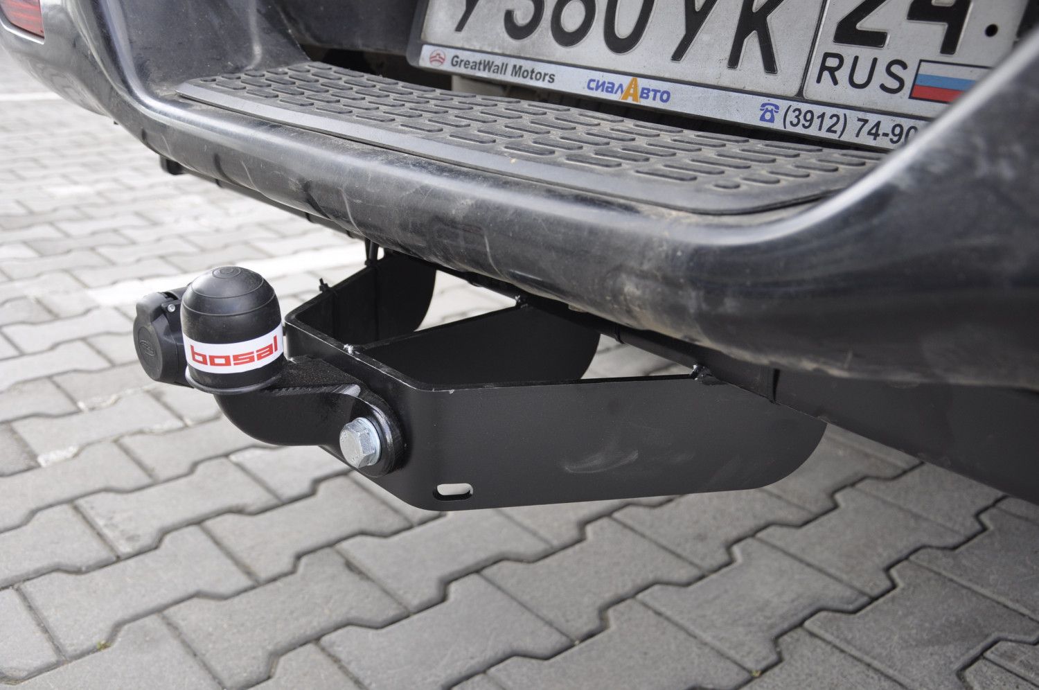 Фаркоп Oris (ранее Bosal) для Great Wall Wingle 5 2011-2015. Фланцевое крепление. Артикул 3313-F