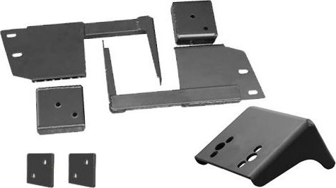 Комплект кронштейнов OJ для для установки бамперов 03.110.NN, 03.111.NN, 03.132.NN с лифтом кузова 50 мм для УАЗ Патриот рестайлинг 2014-2026. Артикул 10.130.03