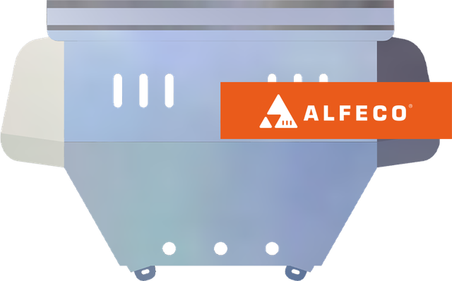 Защита алюминиевая Alfeco для картера Audi 100 C3 1982-1990. Артикул ALF.30.18 AL4