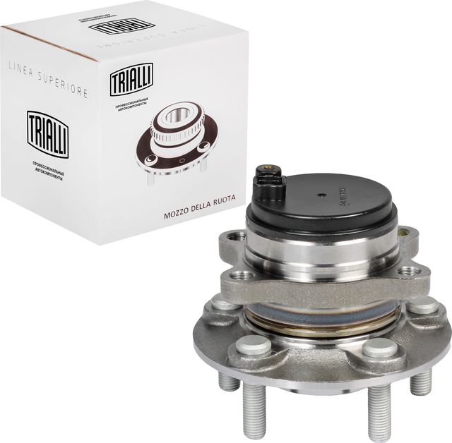 Ступица колеса с интегрированным подшипником (в сборе) Trialli задняя для Ford Mondeo V 2014-2026. Артикул MR 1076