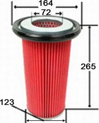 Воздушный фильтр JS Asakashi. Артикул A2001