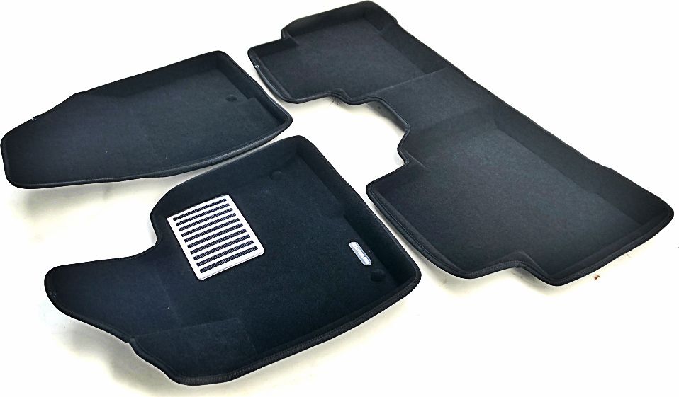 Коврики текстильные Euromat 3D Lux для салона Hyundai Grand Santa Fe 2013-2026. Артикул EM3D-002700