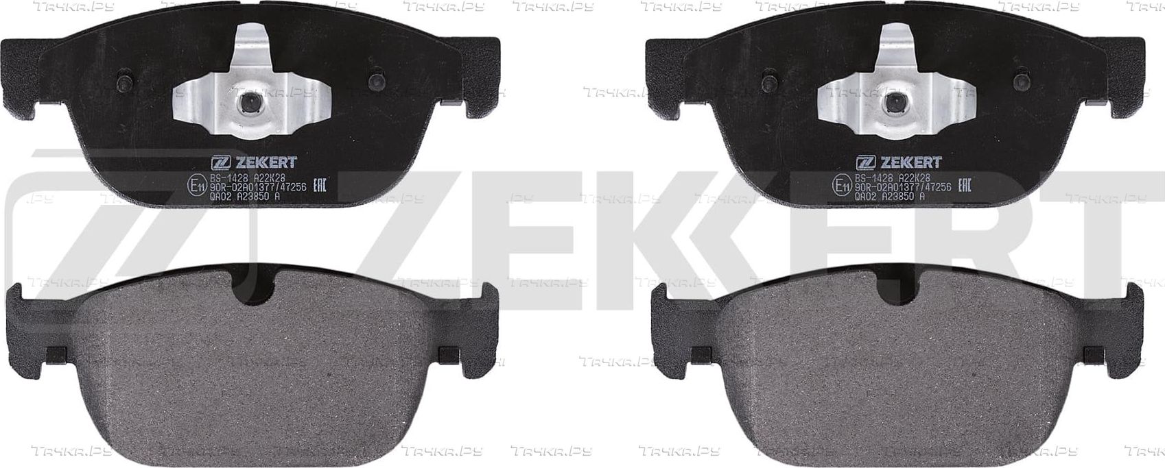 Тормозные колодки Zekkert передние для Volvo V60 II 2018-2026. Артикул BS-1428