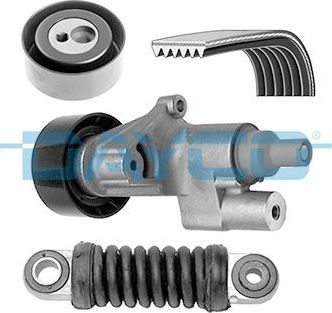 Приводной ремень поликлиновой с роликами (комплект) Dayco для Citroen Jumpy I 1995-2006. Артикул KPV193