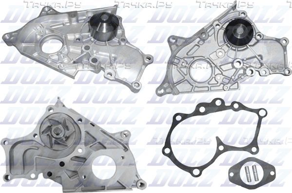 Помпа (водяной насос) Dolz для Toyota Camry 10 (V10, XV10) 1991-1996. Артикул T209