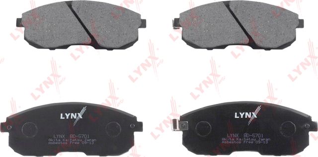 Тормозные колодки LYNXauto для Nissan Teana J31 2003-2008. Артикул BD-5701