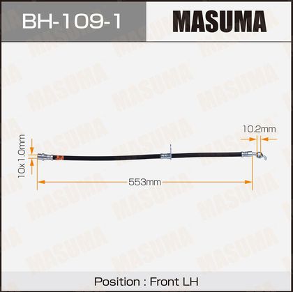 Тормозной шланг Masuma передний левый для Toyota Picnic I 1996-2001. Артикул BH-109-1