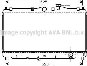 Радиатор охлаждения двигателя AVA. Артикул HD2010