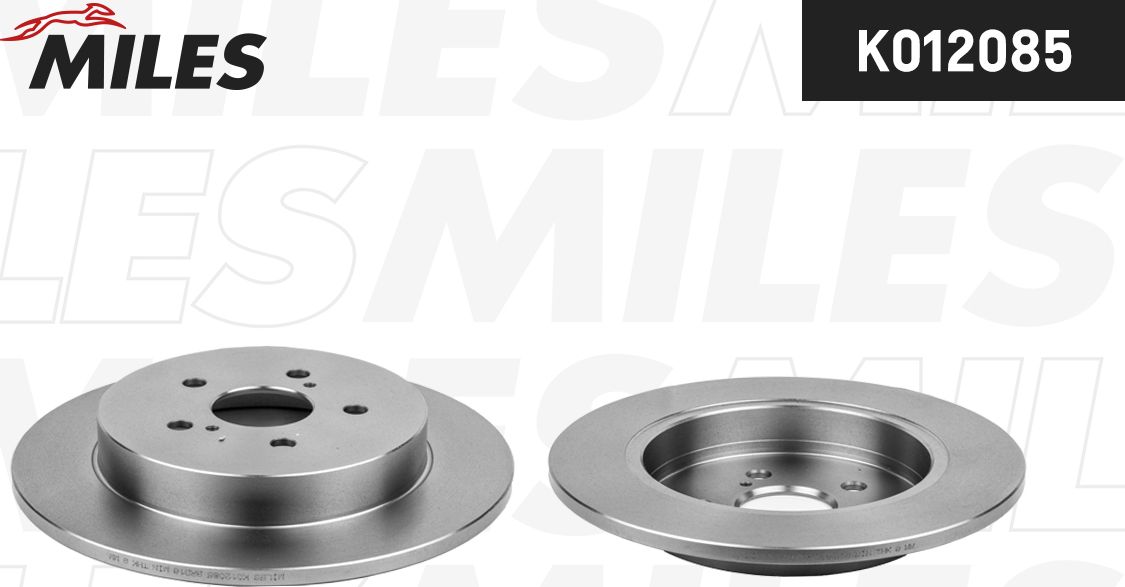 Диск тормозной GEELY ATLAS 18- задний D 308мм. (Miles). Артикул K012085