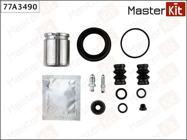 77A3490 Ремкомплект тормозного суппорта + поршень Opel INSIGNIA A (G09) 2008 - 2017  Skoda OCTAVIA I (Master KIT). Артикул 77a3490