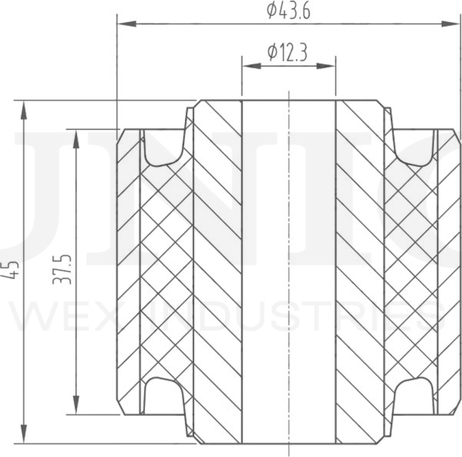 Сайлентблок рычага подвески (Unio). Артикул RMP-20228