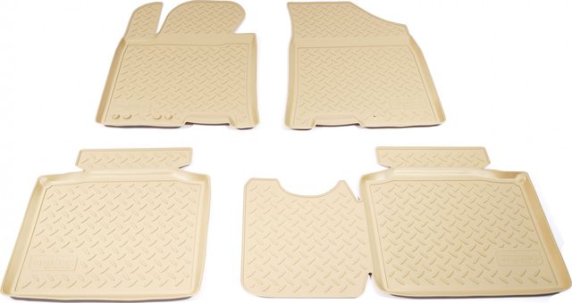 Коврики Норпласт для салона Hyundai i40 VF 2011-2026 БЕЖЕВЫЕ. Артикул NPL-Po-31-19-B