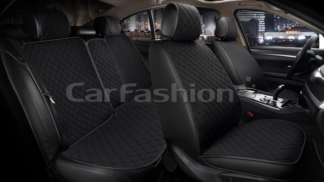 Накидки универсальные CarFashion Winner для авто, цвет Черный/Черный/Черный. Артикул 22647