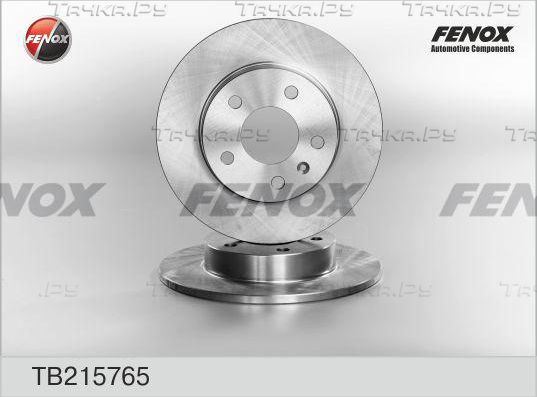 Тормозной диск Fenox задний для Opel Astra F 1994-2001. Артикул TB215765