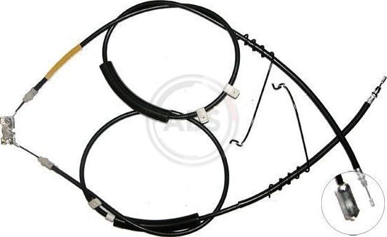 Трос ручника (тросик ручного тормоза) ABS задний правый/левый для Ford Transit Connect I 2002-2013. Артикул K17715