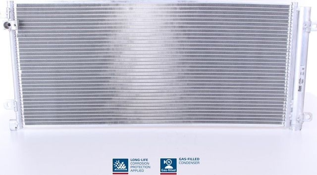Радиатор кондиционера (конденсатор) Nissens (алюминий) для Honda Civic X 2016-2026. Артикул 941224
