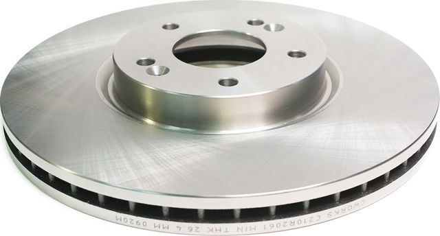 Тормозной диск Cworks передний для Kia Sorento II 2009-2026. Артикул C210R2061