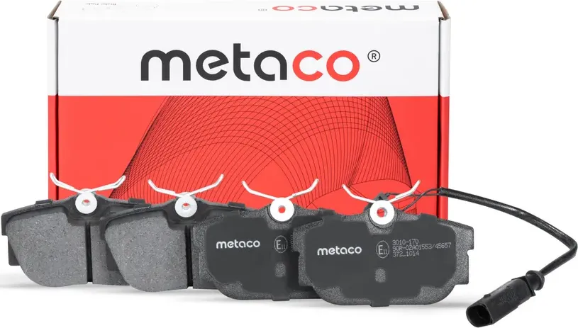 Колодки тормозные задние дисковые к-кт (Metaco). Артикул 3010170