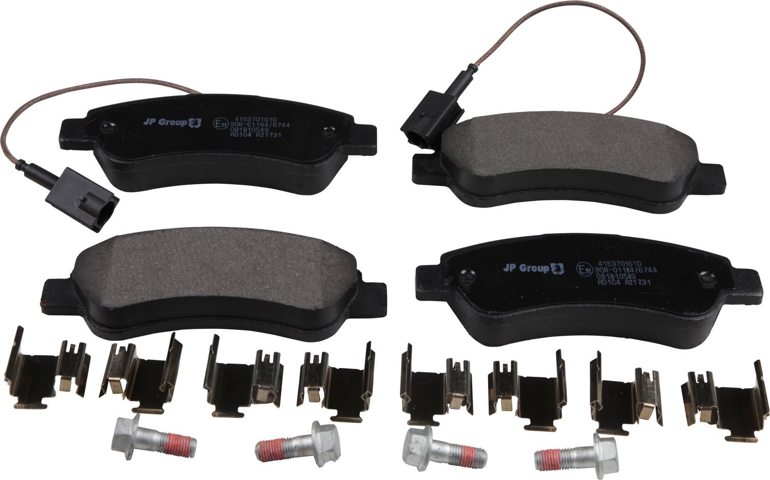 Тормозные колодки JP Group. Артикул 4163701610