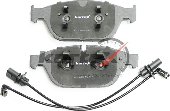 Колодки тормозные передние (Kortex). Артикул KT1884STD