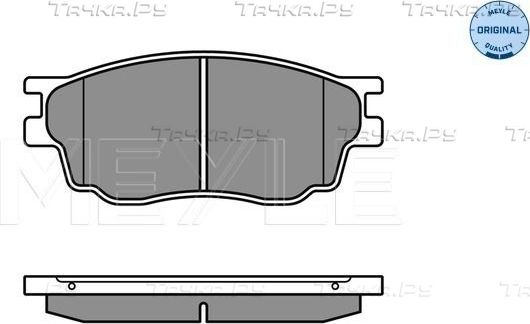 Тормозные колодки Meyle Original. Артикул 025 242 4616/W