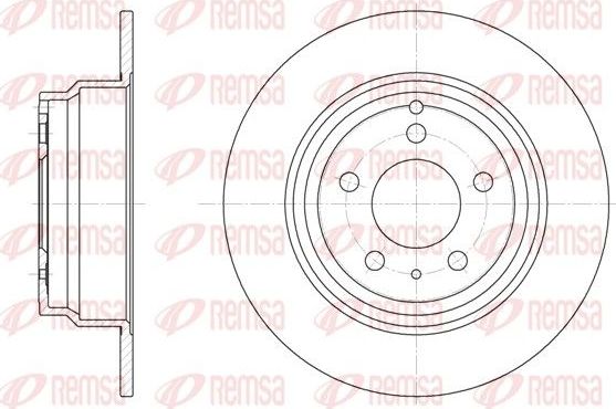 Тормозной диск Remsa. Артикул 6411.00