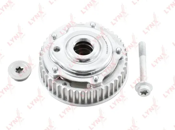 Муфта изменения фаз ГРМ (впуск) OPEL Astra H/J 1.6-1.8 04> / Insignia A 1.6-1.8 09> / Mokka 1.6-1.8  (Lynxauto). Артикул tv-0132