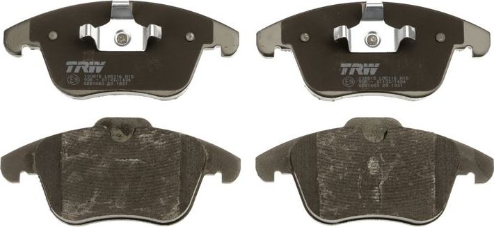 Тормозные колодки TRW COTEC передние для Volvo V70 II 2001-2008. Артикул GDB1683