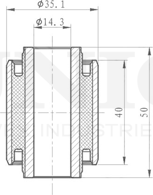 Сайлентблок амортизатора (Unio). Артикул RMP-20202