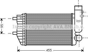 Интеркулер AVA. Артикул PE4183