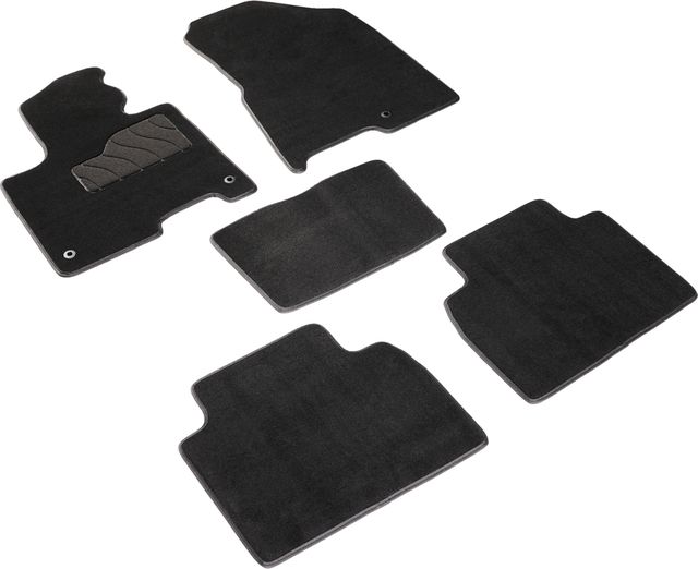 Коврики Seintex ворсовые Lux для салона Kia Sportage V 2021-2026 ЧЕРНЫЕ. Артикул 98559