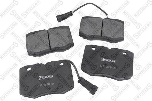 Тормозные колодки Stellox передние для IVECO Daily II 1989-1999. Артикул 446 012B-SX