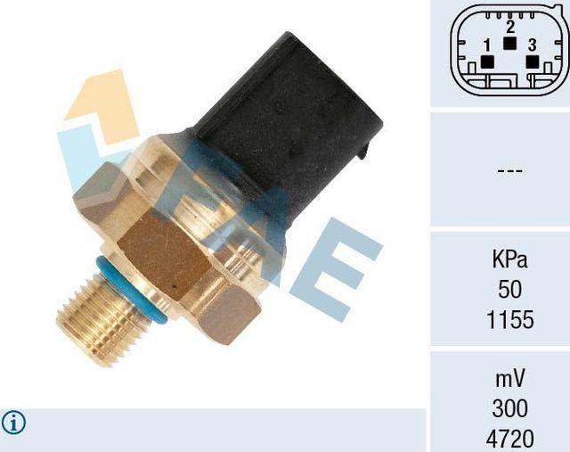 Датчик давления топлива FAE для Mercedes-Benz CLS II (C218) 2011-2017. Артикул 15614