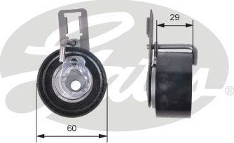 Натяжной ролик (натяжитель) ремня ГРМ Gates PowerGrip®. Артикул T43230