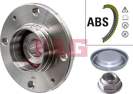 Ступица колеса с интегрированным подшипником (в сборе) Fag. Артикул 713 6308 20