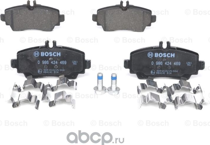 Колодки тормозные дисковые (Bosch). Артикул 986424469