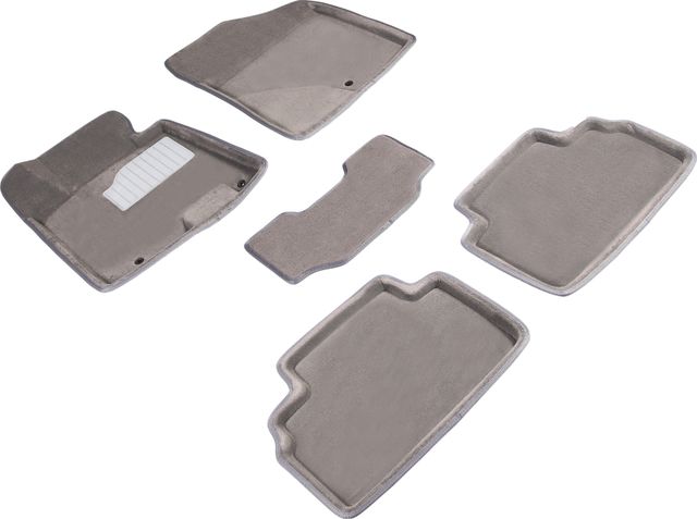 Коврики Seintex 3D ворсовые для салона Hyundai i30 2011-2026. Серый. Артикул 84716
