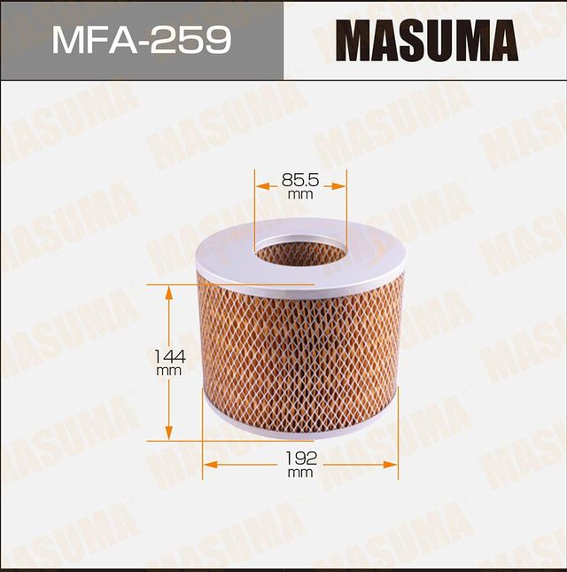 Воздушный фильтр Masuma. Артикул MFA-259
