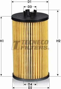 Масляный фильтр  Tecneco Filters. Артикул OL2153E