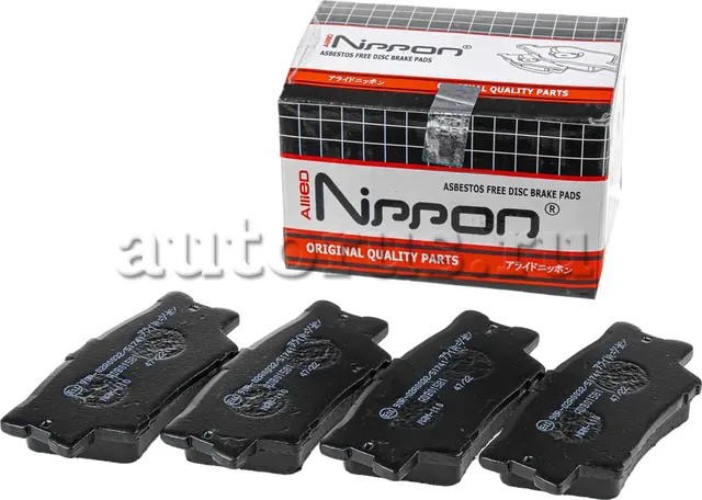 Колодки тормозные TOYOTA Rav 4 (2.0/2.2),Camry (V40) (06-) задние (4шт.) ALLIED (Allied Nippon). Артикул ADB01581