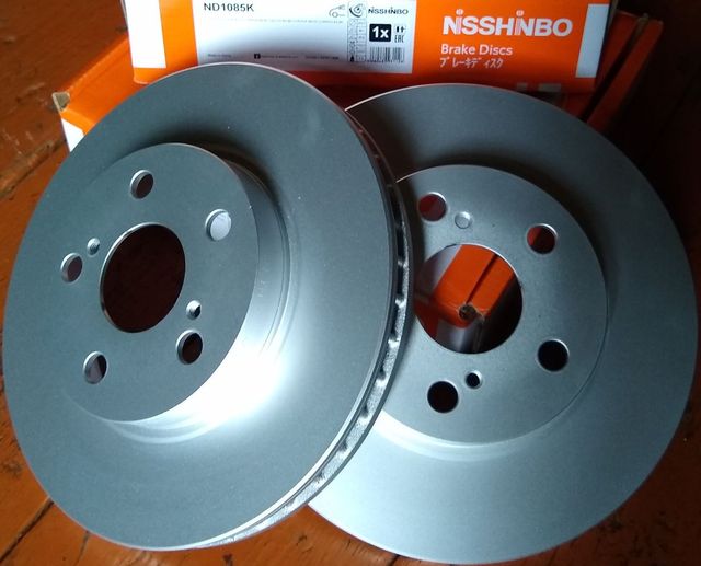 Тормозной диск Nisshinbo передний для Toyota Corona IX (T190) 1993-1997. Артикул ND1085K