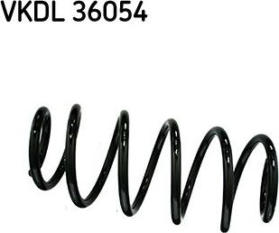 Пружина подвески SKF. Артикул VKDL 36054