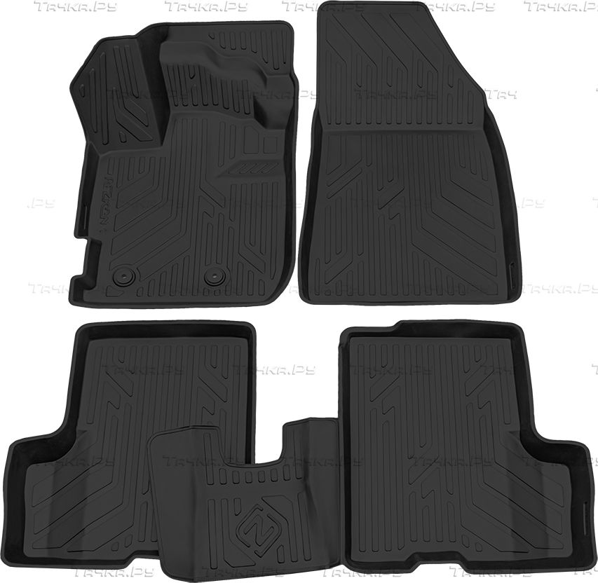 Коврики полиуретанновые Rezkon для салона Renault Duster II 2021-2026. Артикул 0529050400