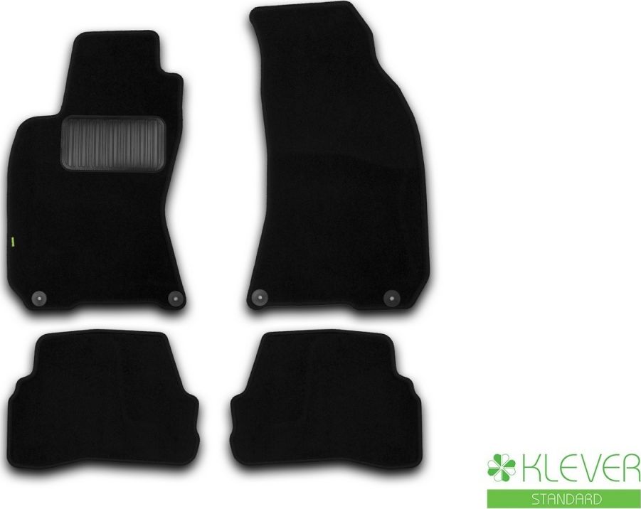 Коврики Klever Standard для салона Volkswagen Passat B5 АКПП седан 1996-2005. Артикул KLEVER02510901210kh