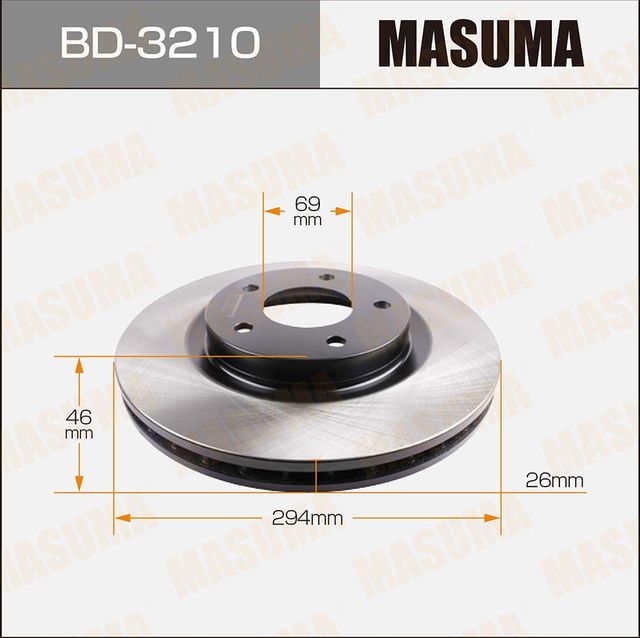 Тормозной диск Masuma. Артикул BD-3210