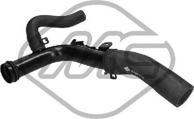 Патрубок радиатора (системы охлаждения) Metalcaucho. Артикул 03227