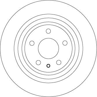 Тормозной диск TRW. Артикул DF6809